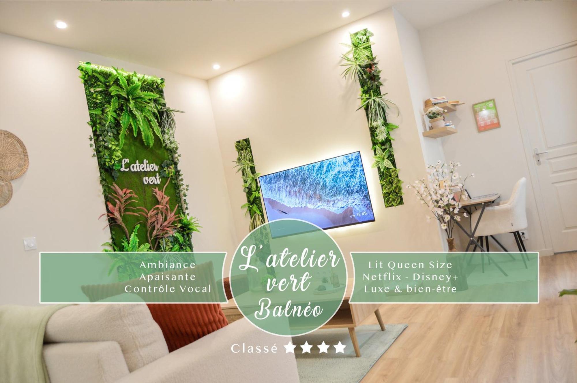 L'Atelier Vert - Balneo - Cozy - Proche Hypercentre - Classe 4 Etoiles Troyes Eksteriør bilde
